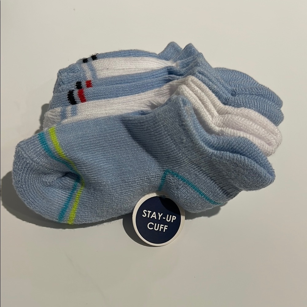 5 pairs of Stay-Up Cuff Socks 12-24 Months
